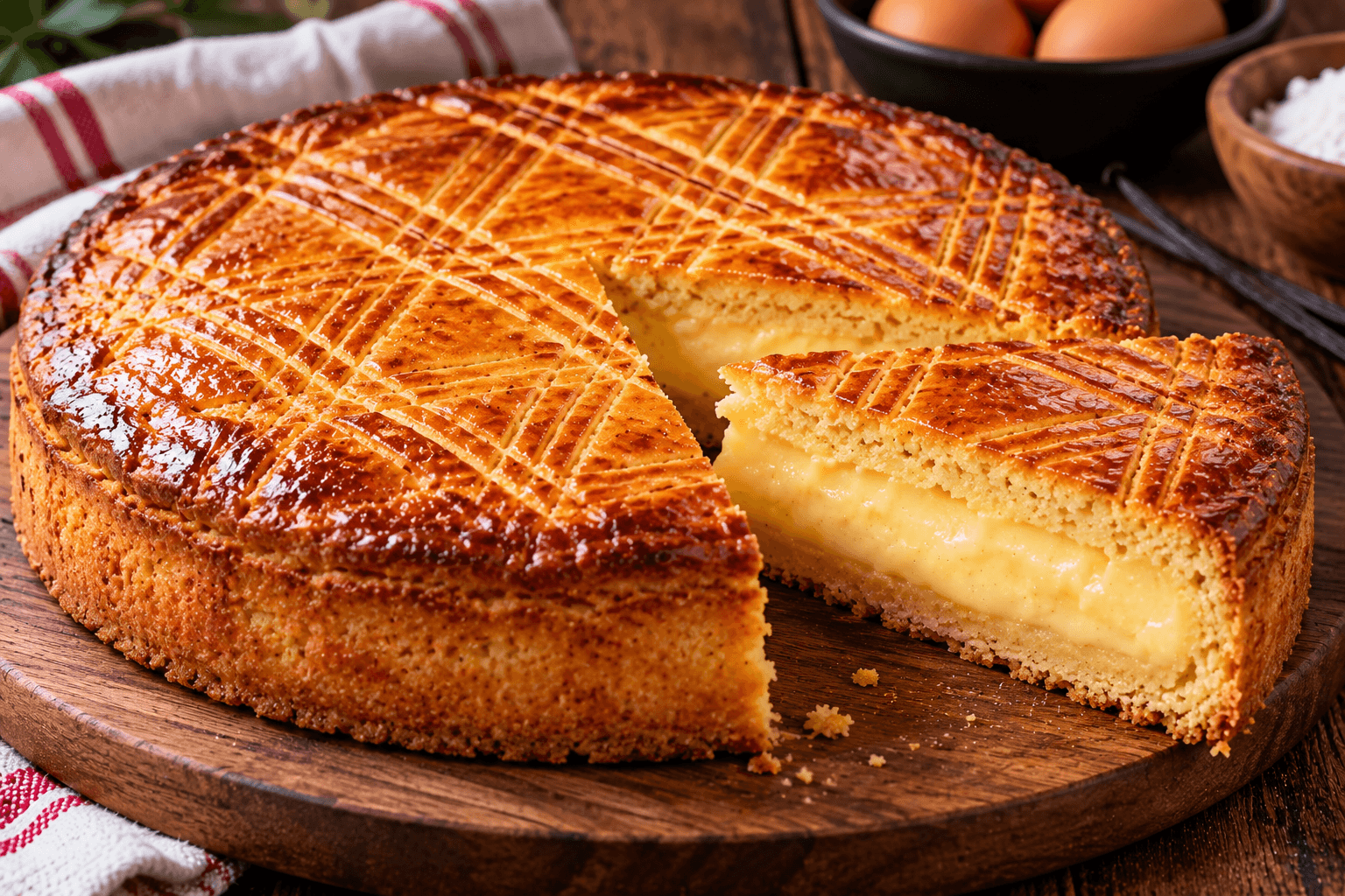 Gâteau basque à la crème
