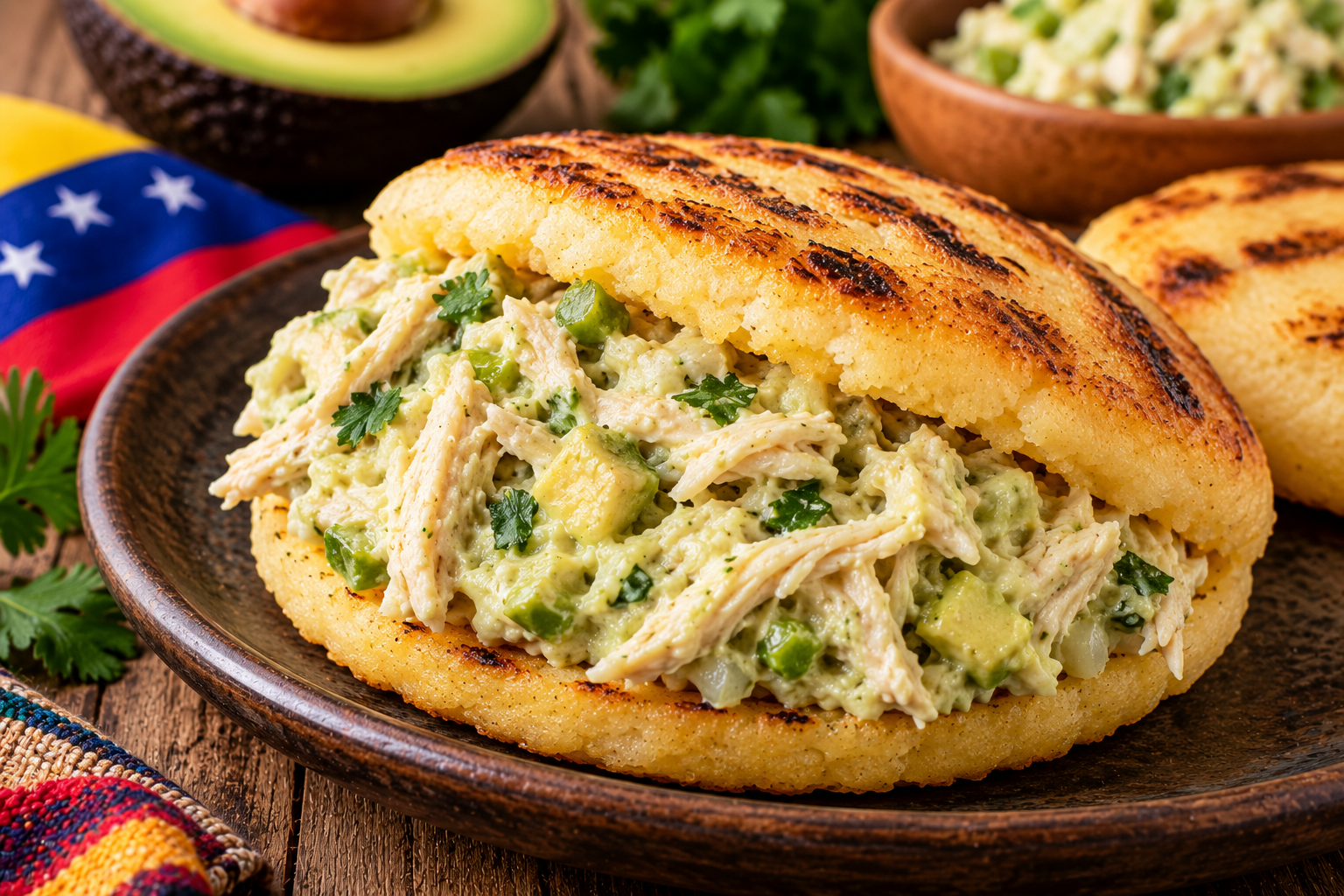 Arepa reina pepiada