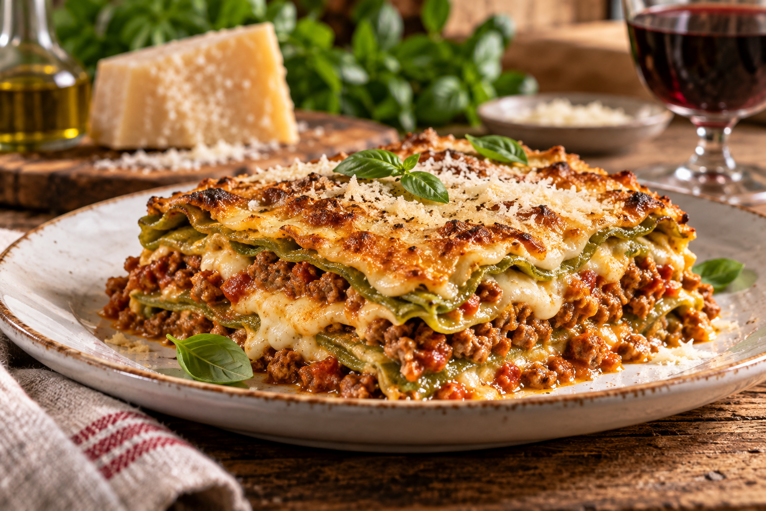 Lasagne verdi alla bolognese