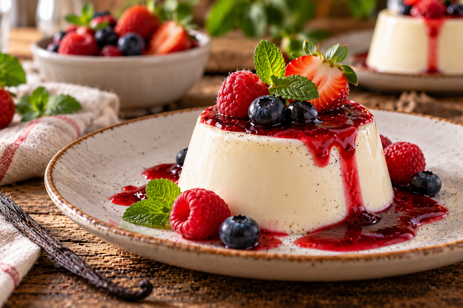 Panna cotta piemontese